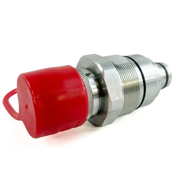 Aftermarket Replacement Bobcat® 7246802 Hydraulic Female Flat Face Quick Coupler With Dust Cap - Imagem 2