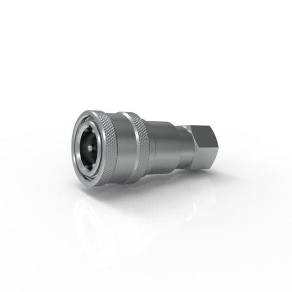 IBS Series 1/4'' Stainless Steel ISO 7241-1 Series B Quick Coupling With NPT 1/4" Female Thread - Imagen 3