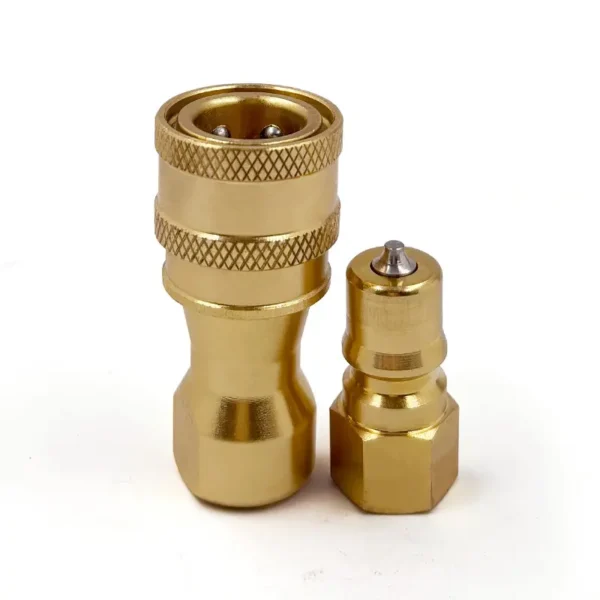 1/4″ Brass ISO B Quick Coupling Sets with 1/4″ NPT Female Thread